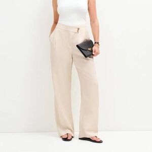 Reformation Oliver Pant Oyster - Size 6